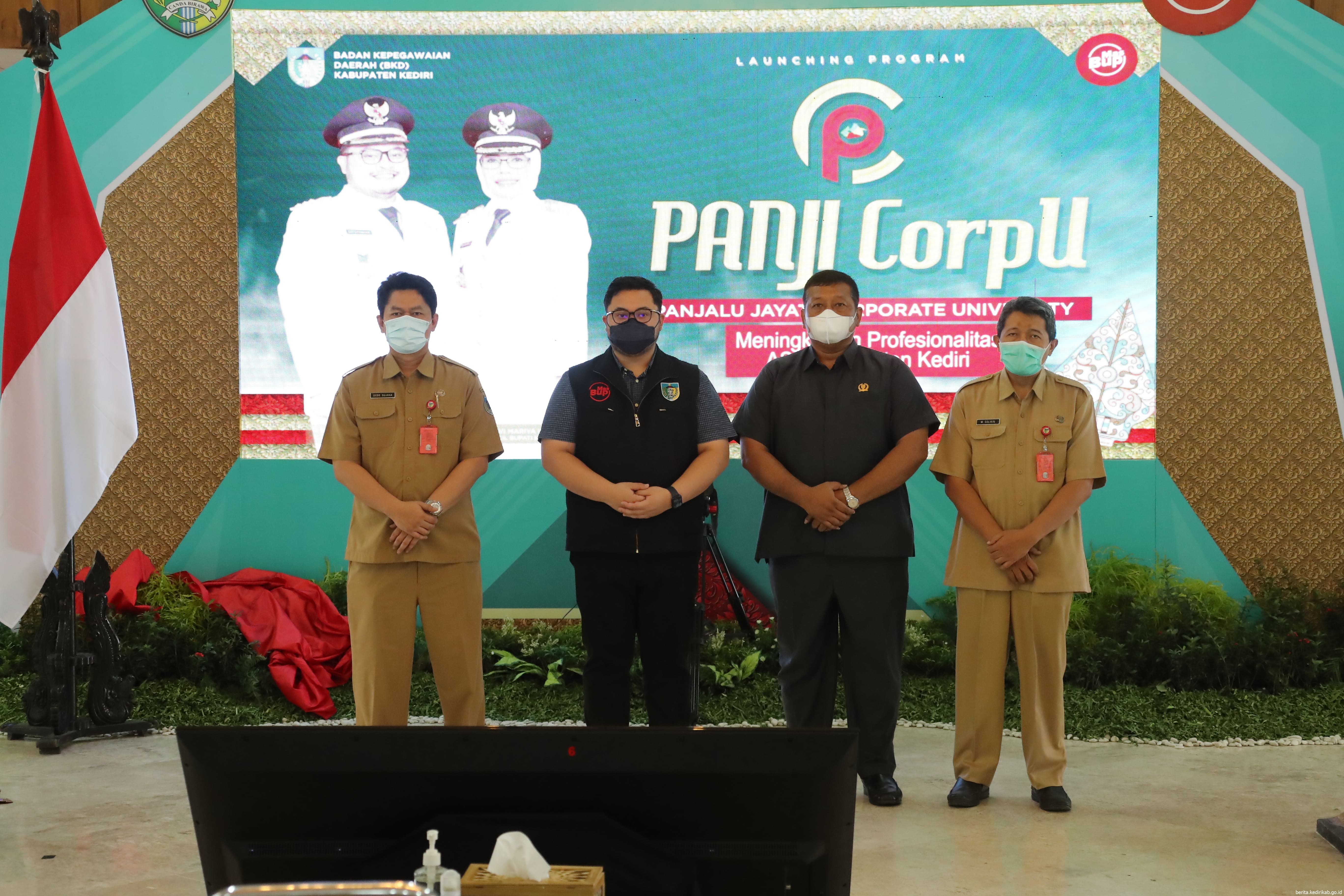Bupati Kediri Launching Panji CorpU, Guna Tingkatkan Profesionalitas ASN