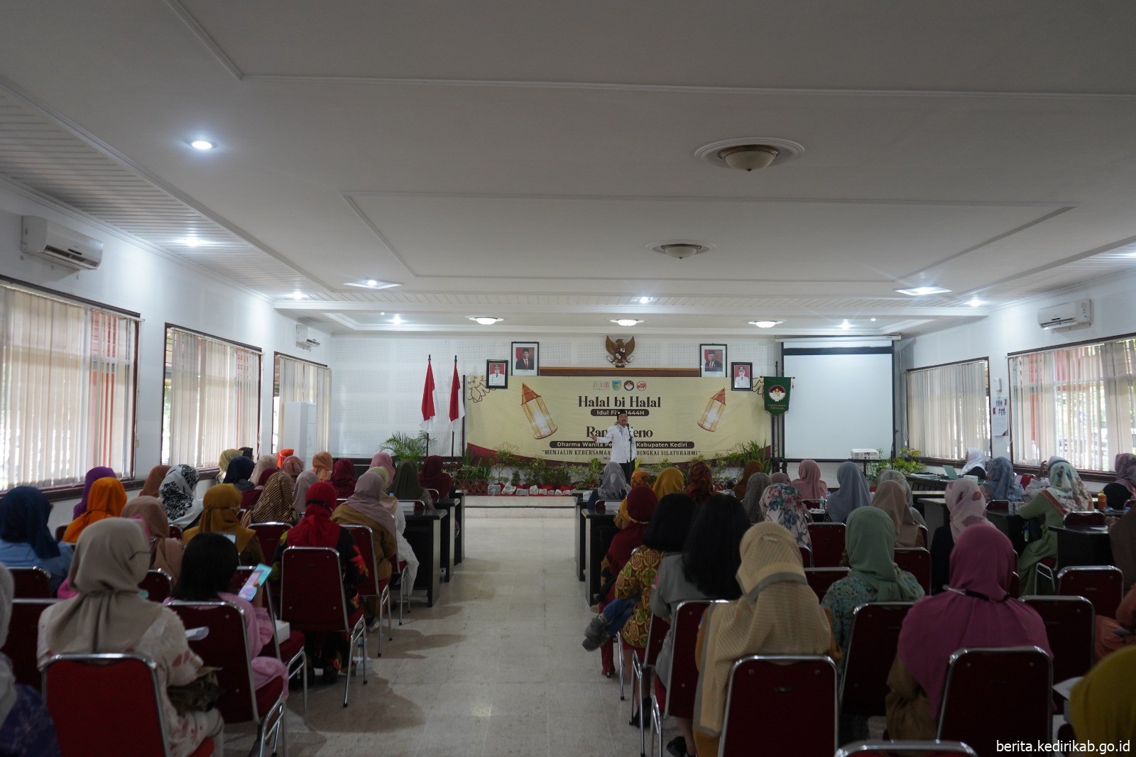 Halal Bihalal dan Rapat pleno Keluarga Besar DWP Kabupaten Kediri