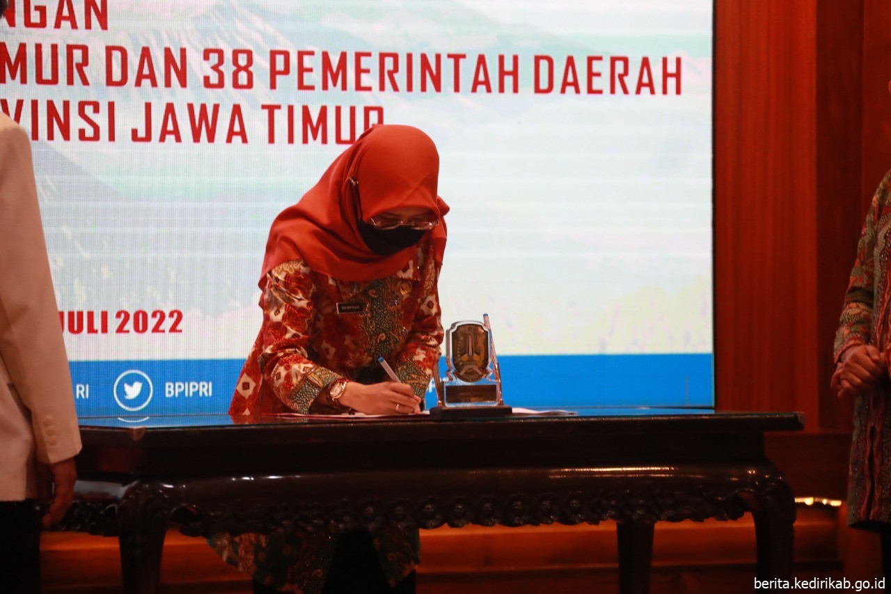Wakil Bupati Kediri Hadiri Deklarasi Jejaring Panca Mandala se Jawa Timur
