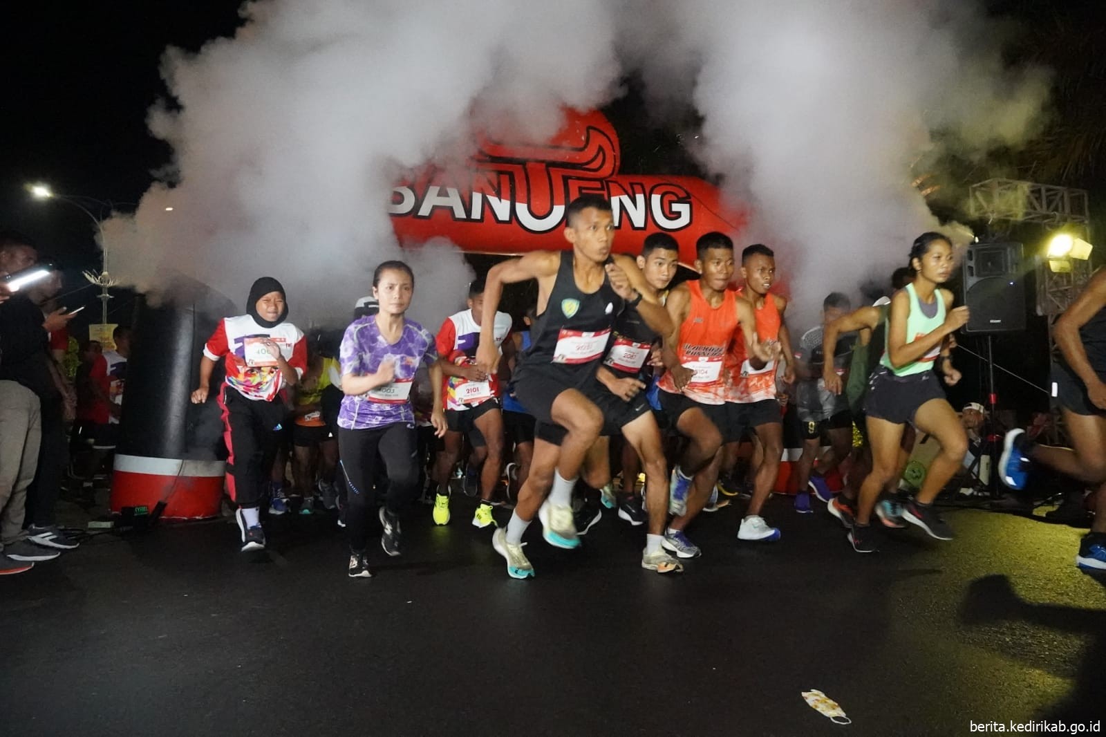 Banteng Night Run, Jadikan Embrio Sport Tourism di Kabupaten Kediri
