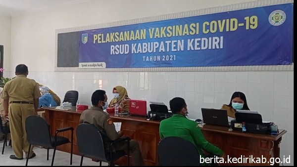 Bersama Kabupaten Kediri, GP Anshor Tangkal Covid-19 Dengan Vaksin