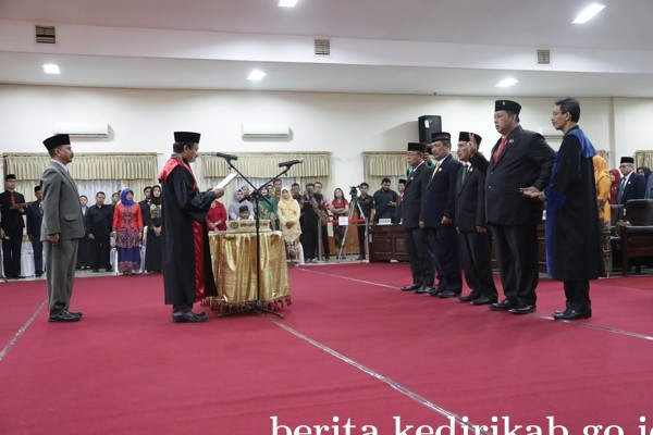 Dodi Purwanto Resmi Menjadi Ketua DPRD Kabupaten Kediri
