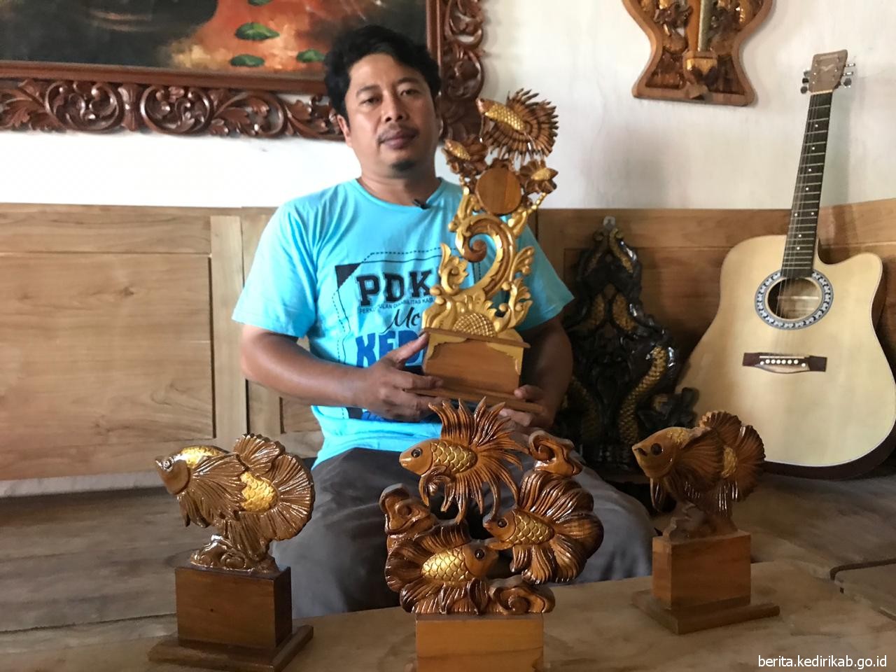 Mohak Jaya, Pengrajin Ukiran Piala 7th Kediri Betta Contest