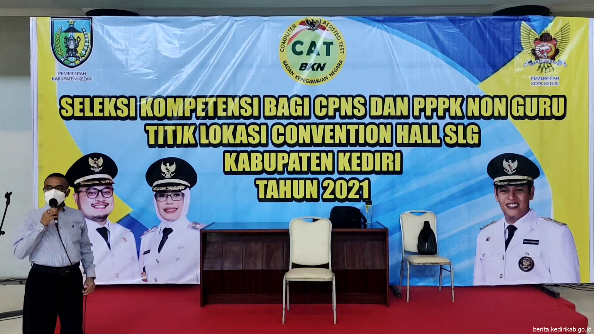 BKD Kabupaten Kediri Gelar Tes Seleksi Kompetansi Dasar CPNS Dan PPPK Non Guru